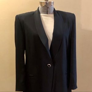 ESCADA black silk evening jacket/blazer